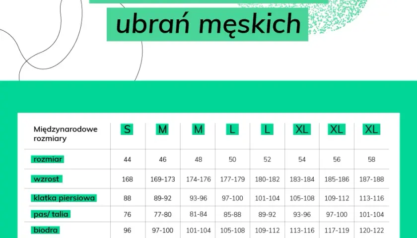Męska M jaki to rozmiar? Sprawdź wymiary i uniknij błędów w zakupach